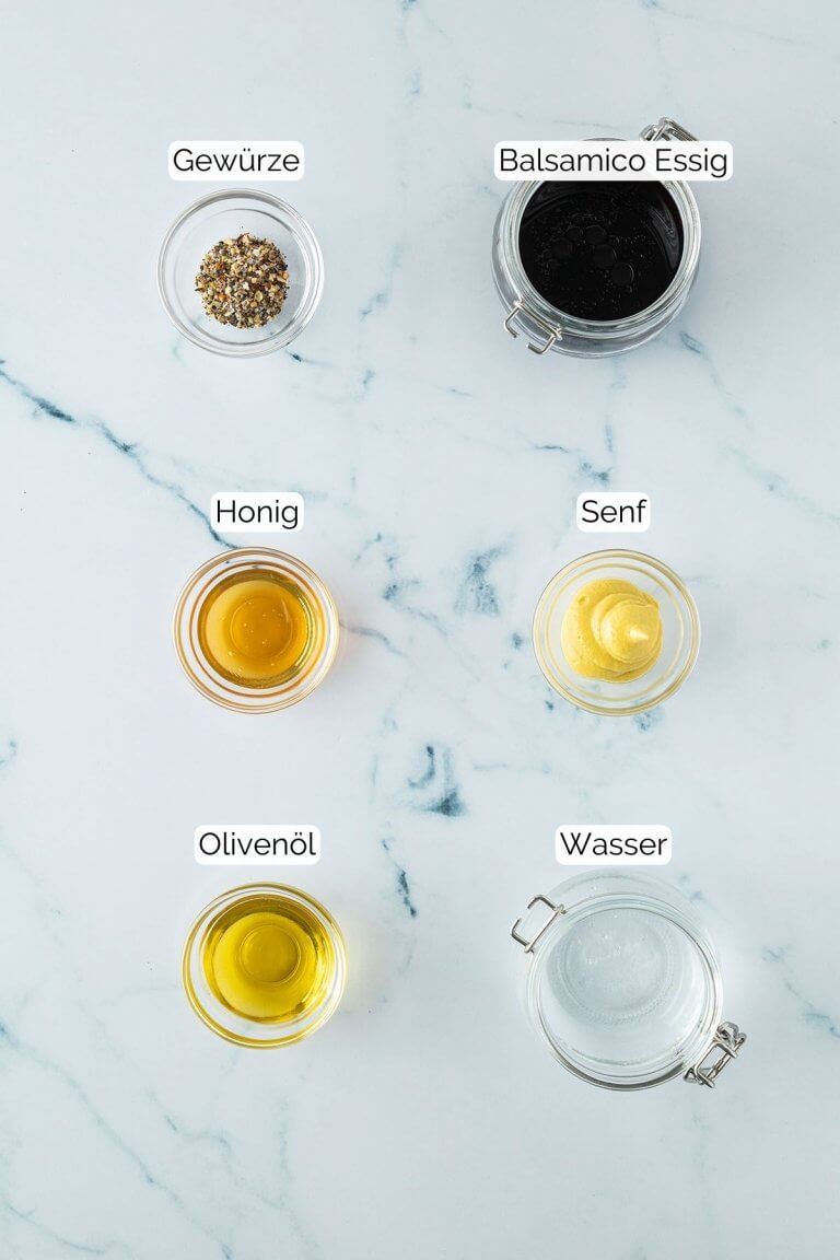 Balsamico Honig Senf Dressing • Jules' Menu