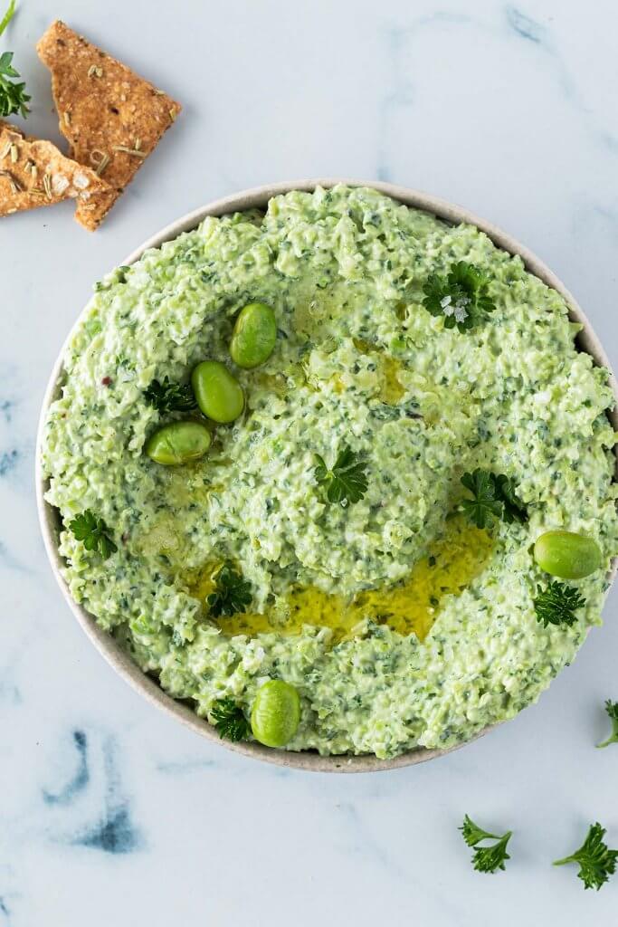 Edamame Dip • Jules' Menu