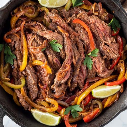 Mexikanische Fajitas mit Rindfleisch • Jules&amp;#39; Menu