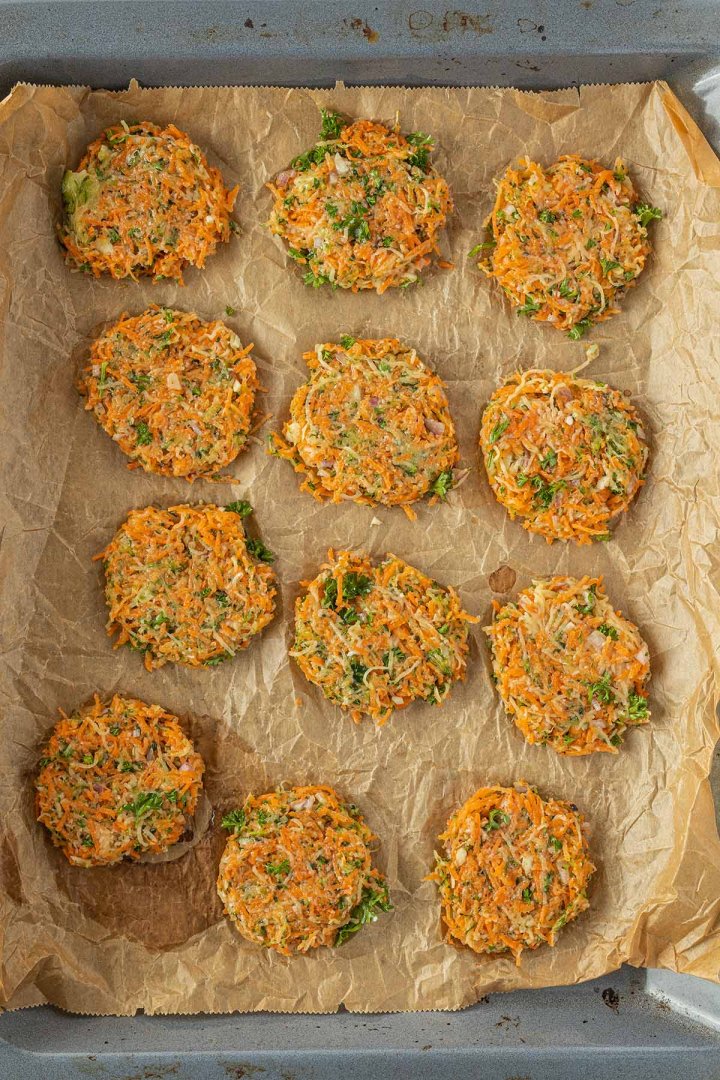 Knusprige Gemüserösti (aus dem Backofen) • Jules&amp;#39; Menu