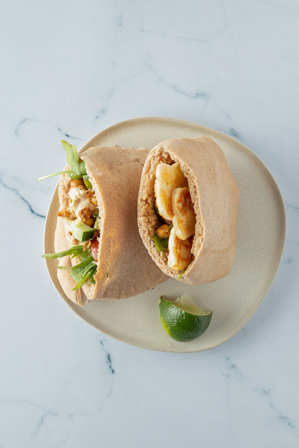 Halloumi Pita Taschen • Jules&amp;#39; Menu