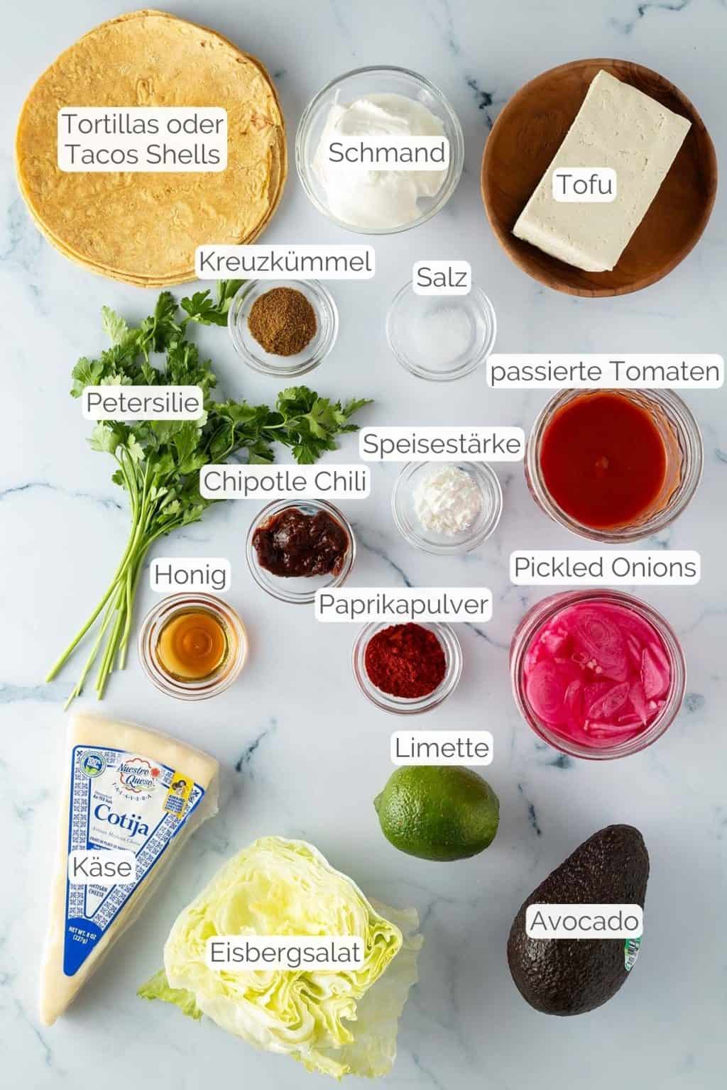 Vegetarische Tacos • Jules&amp;#39; Menu